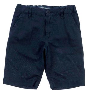 EUROPEAN CULTURE 100% Linen Shorts 
6 (YEARS) - Midnight blue